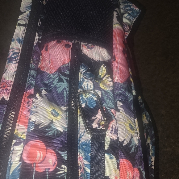 Vera Bradley Floral Laptop Bag - Blue and Pink - Picture 5 of 9